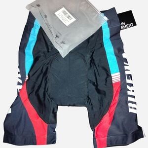 BIKEWA Cycling Shorts Small S - 3D Padded Chamois & Rear Zip Pocket - Italy Desi